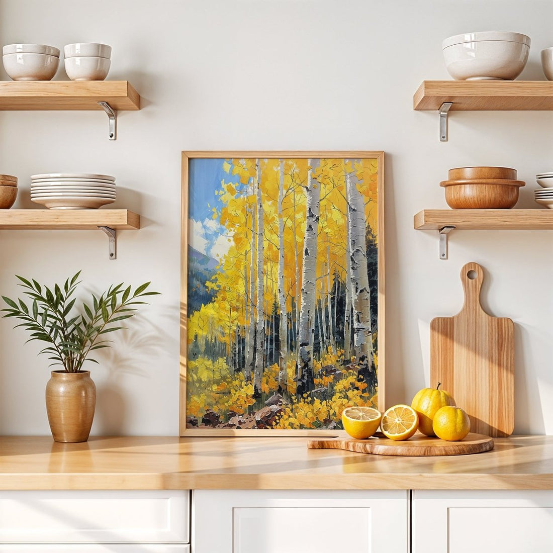 Golden Aspens* - Art Academi - Digital Artwork
