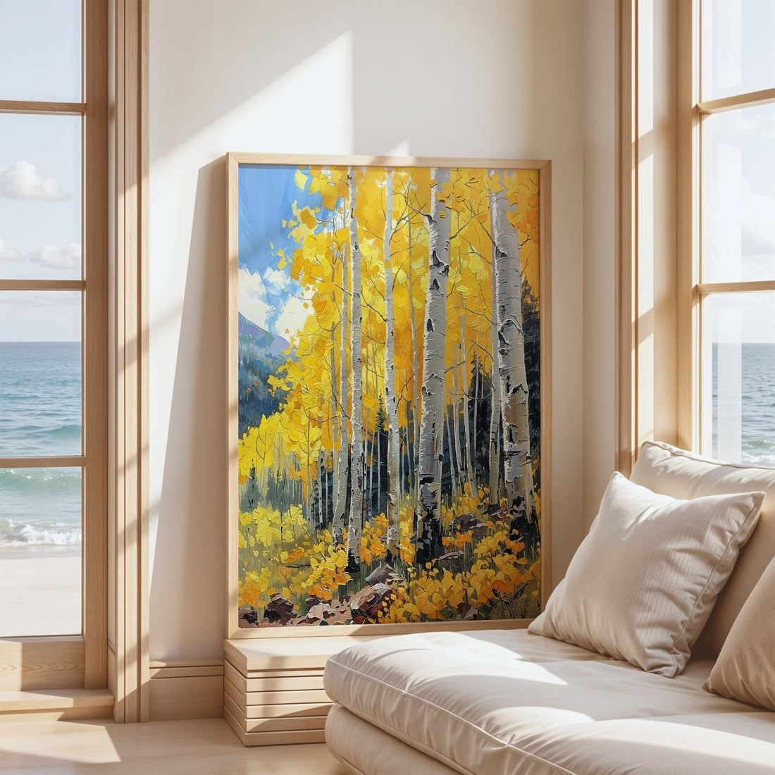 Golden Aspens* - Art Academi - Digital Artwork