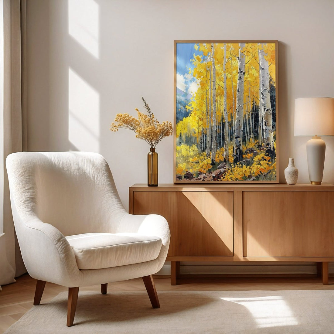 Golden Aspens - Art Academi - Poster