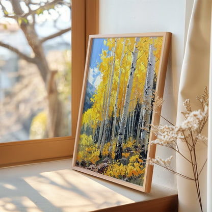 Golden Aspens* - Art Academi - Digital Artwork