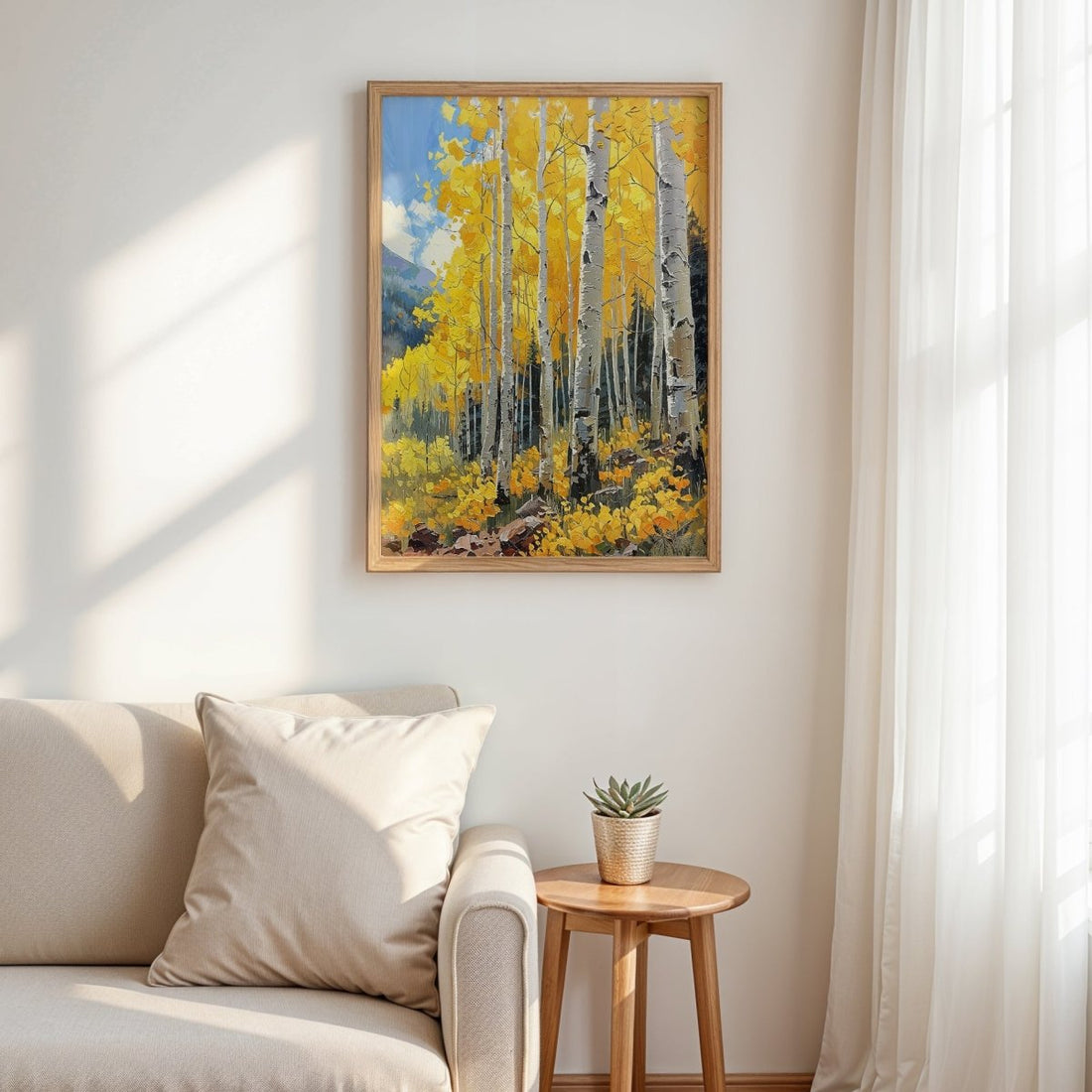 Golden Aspens* - Art Academi - Digital Artwork