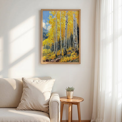 Golden Aspens* - Art Academi - Digital Artwork