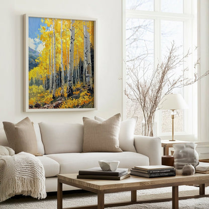 Golden Aspens* - Art Academi - Digital Artwork