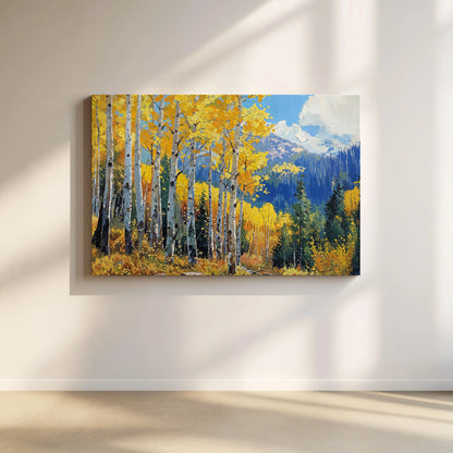 Golden Aspens II - Art Academi - Canvas