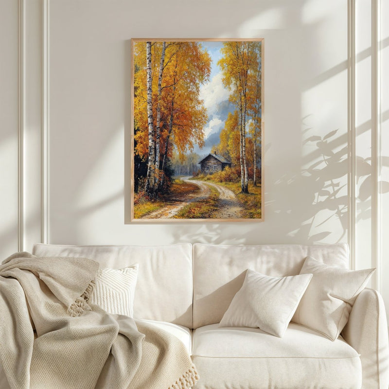 Birchwood Reverie Fine Art Print Detail