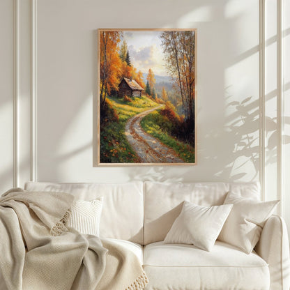 Cabin in Golden Hills* - Art Academi - Digital Artwork