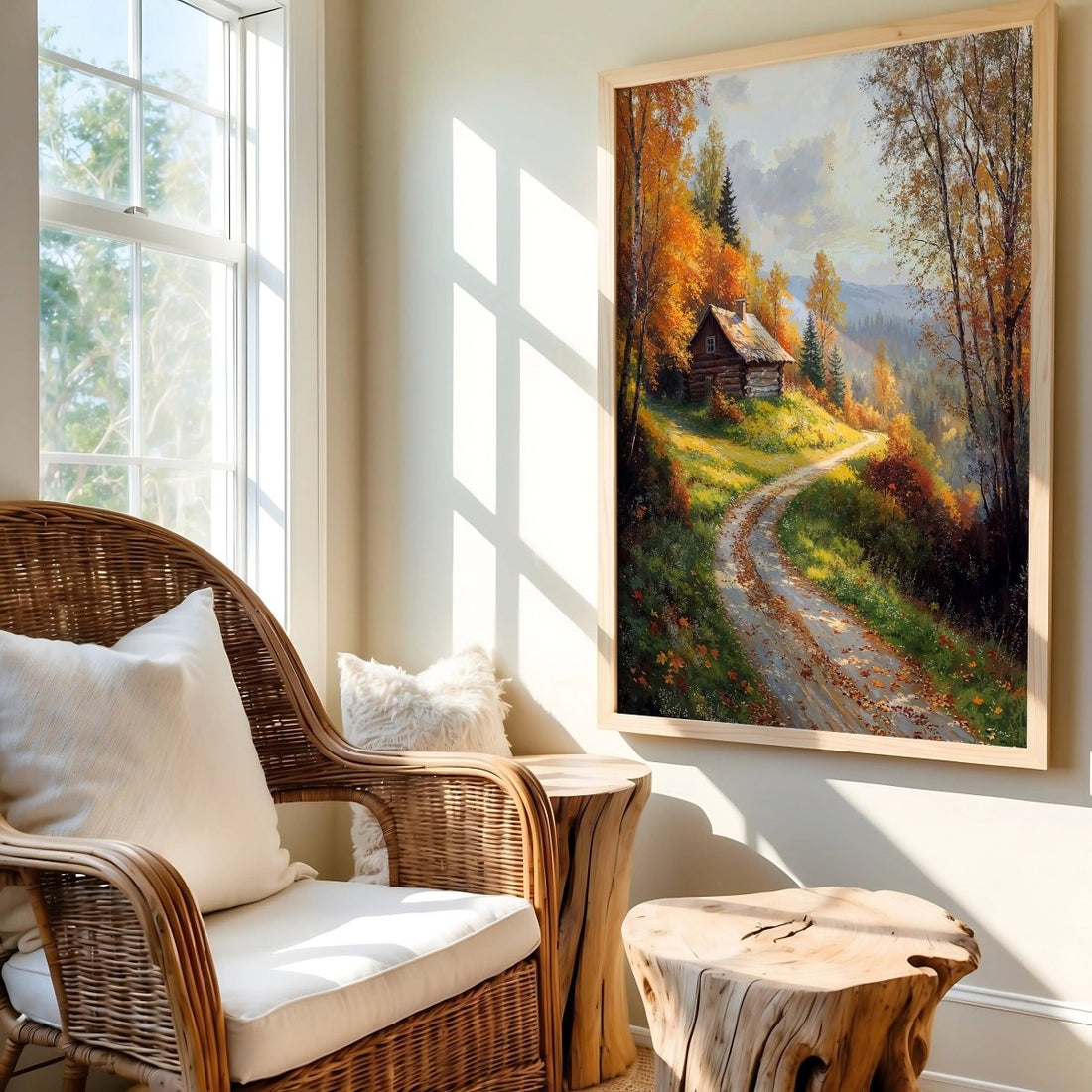 Cabin in Golden Hills* - Art Academi - Digital Artwork