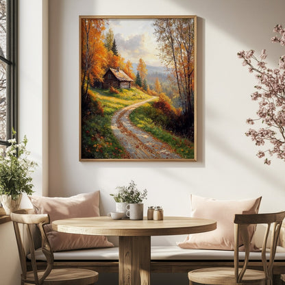 Cabin in Golden Hills* - Art Academi - Digital Artwork