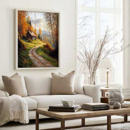 Cabin in Golden Hills* - Art Academi - Digital Artwork