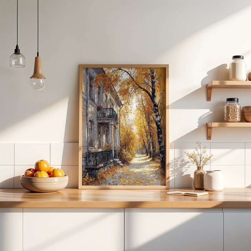 Artwork in Reflective Corner