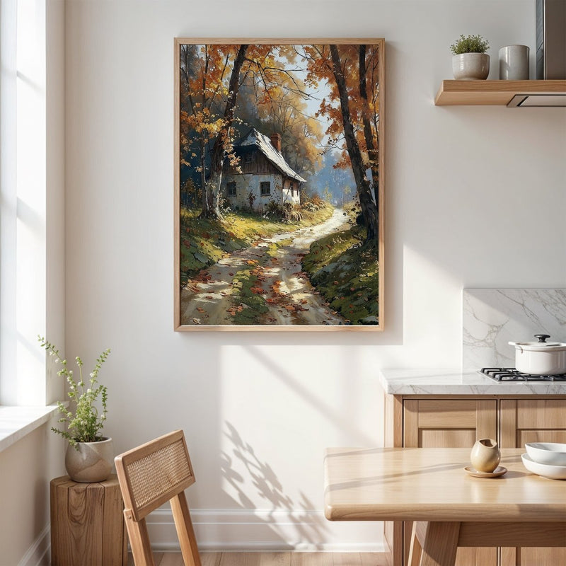 Artwork in Reflective Corner