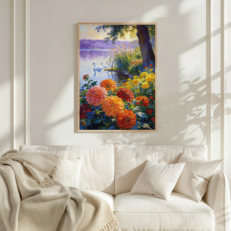 Svanesjøen Fine Art Print Detail
