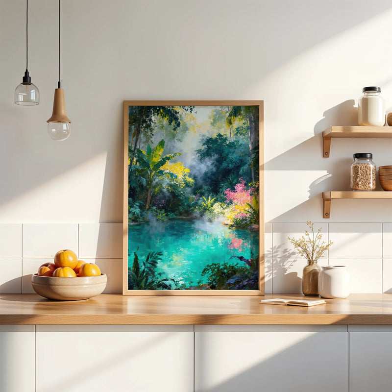 Artwork in Reflective Corner