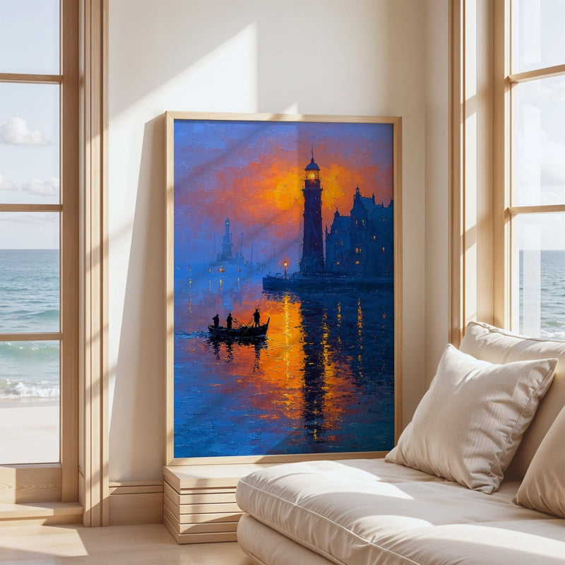 Artwork in Reflective Corner