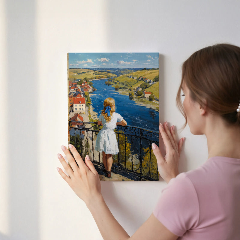 Artwork in Reflective Corner