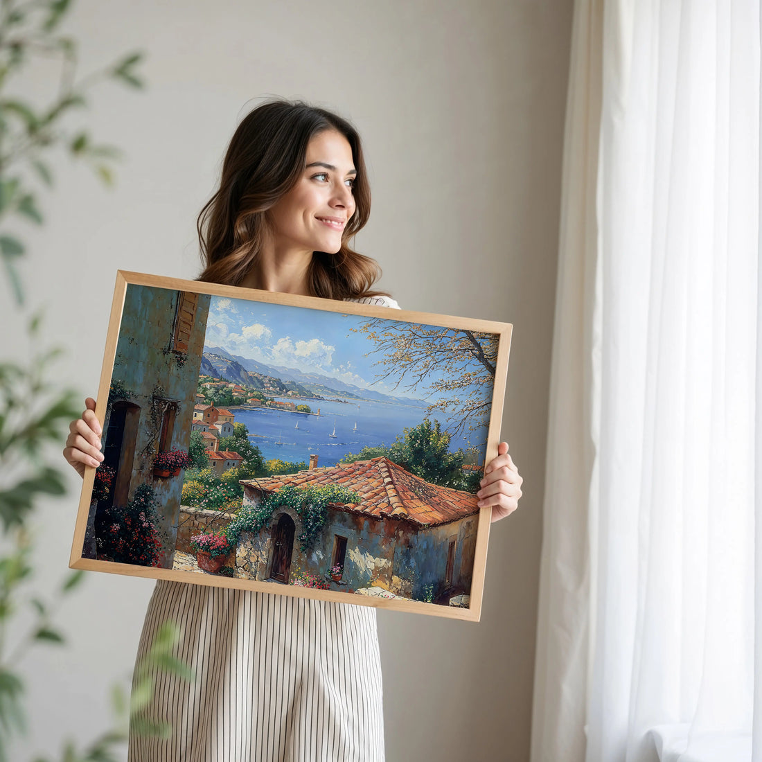 Mediterranean Bloom - Art Academi - Canvas