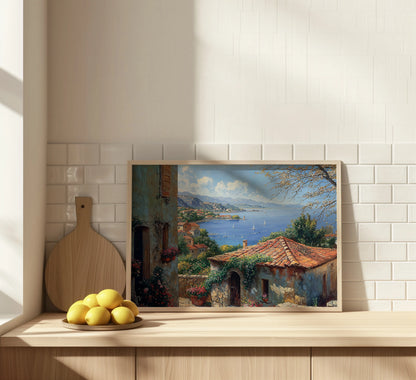 Mediterranean Bloom - Art Academi - Canvas