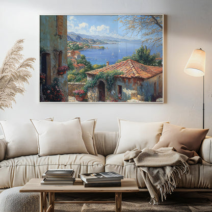 Mediterranean Bloom - Art Academi - Canvas