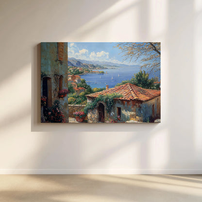 Mediterranean Bloom - Art Academi - Canvas