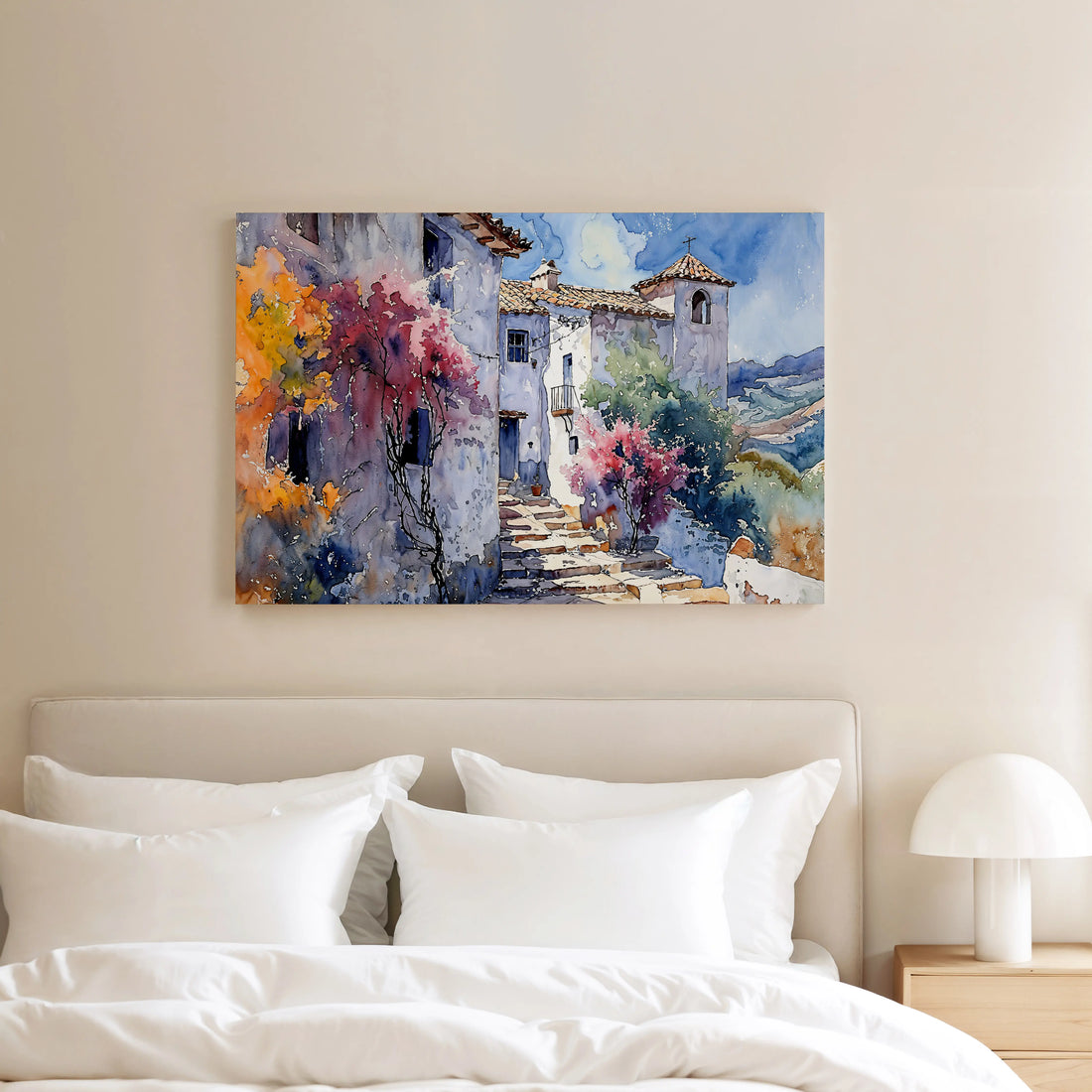 Sunwashed Steps - Art Academi - Canvas