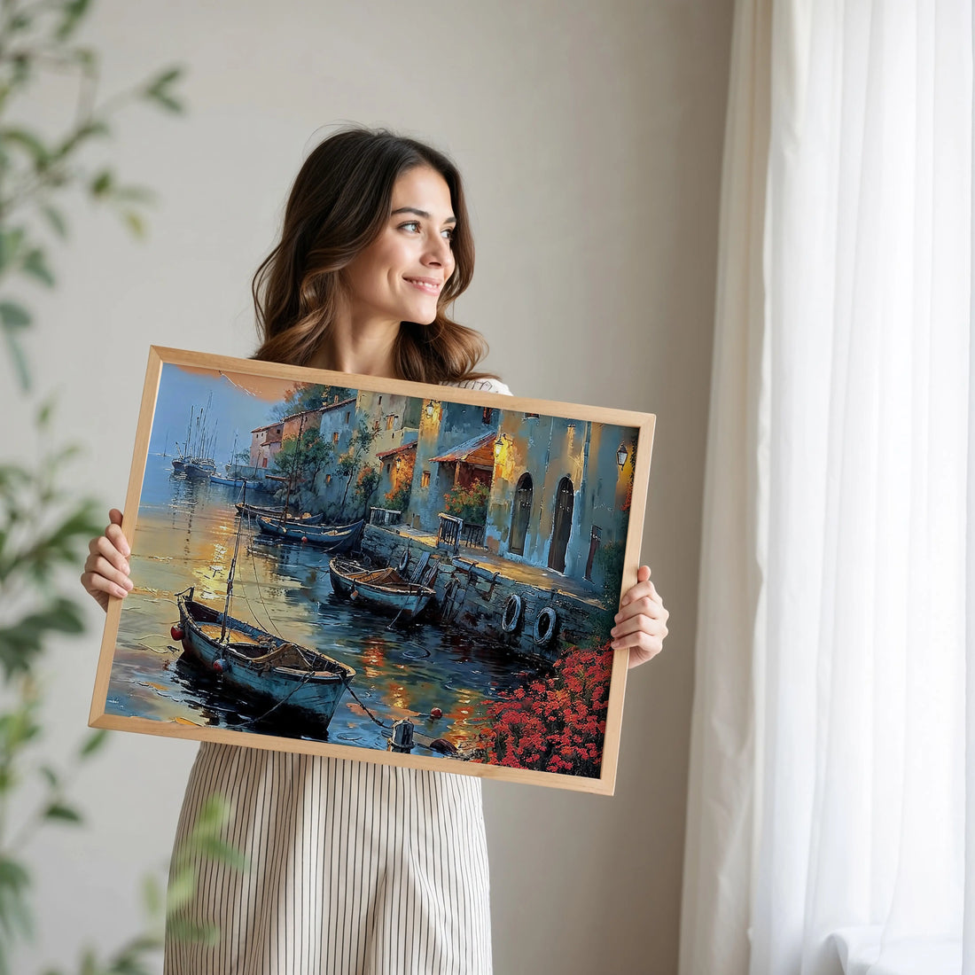 Silent Harbor - Art Academi - Canvas