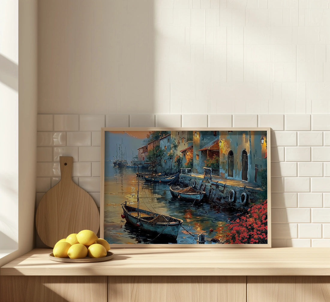 Silent Harbor - Art Academi - Canvas