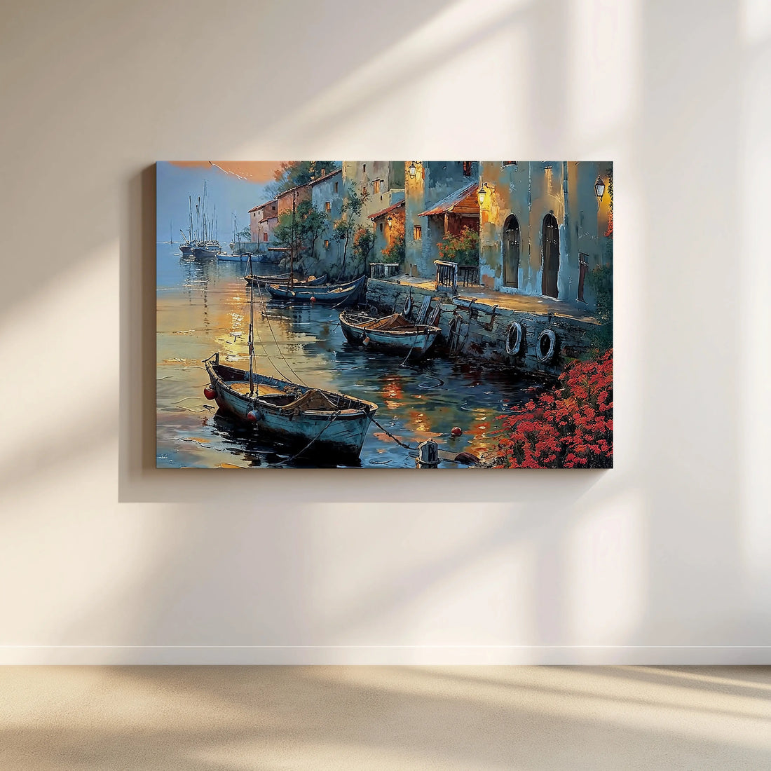 Silent Harbor - Art Academi - Canvas
