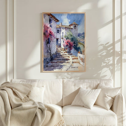 Sunwashed Steps* - Art Academi - Digital Artwork