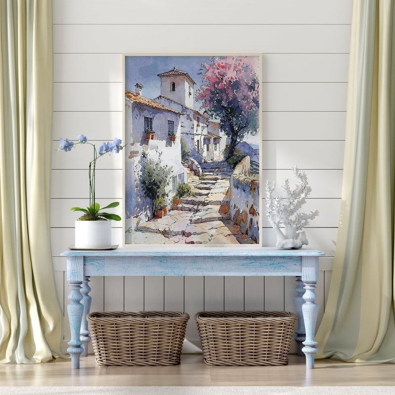 Scala Serena Fine Art Print Detail