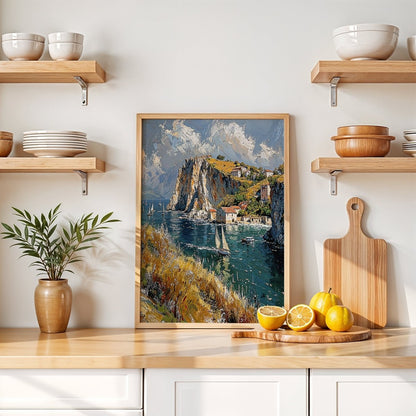 Golden Cliffs* - Art Academi - Digital Artwork