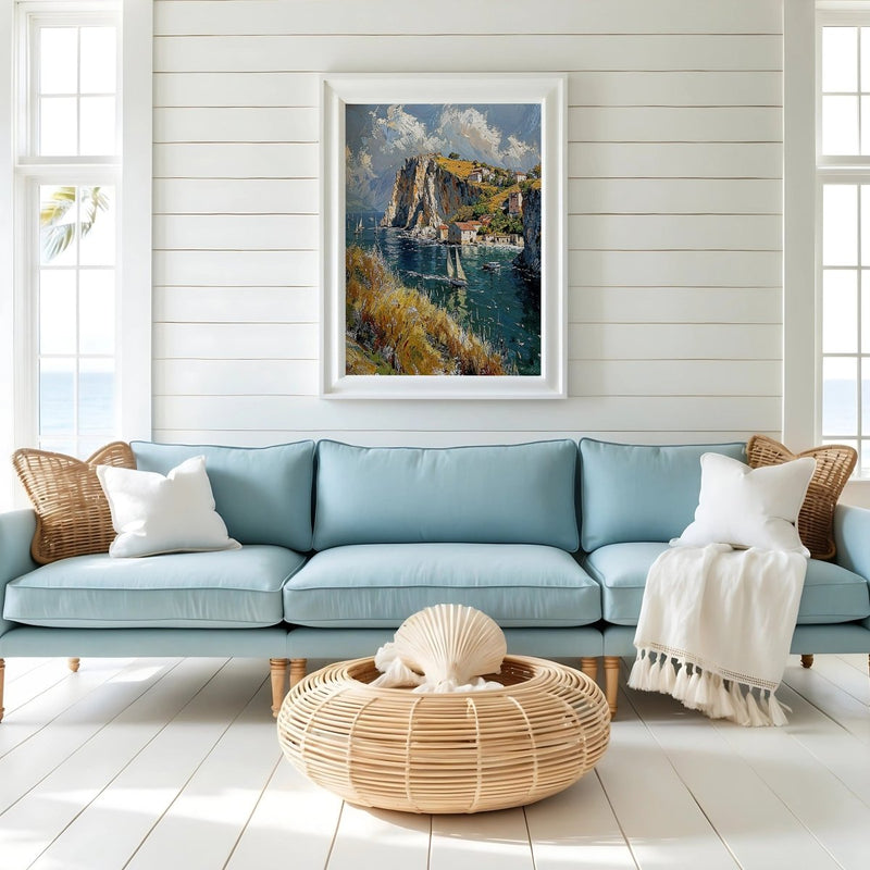 Golden Cliffs Fine Art Print Detail