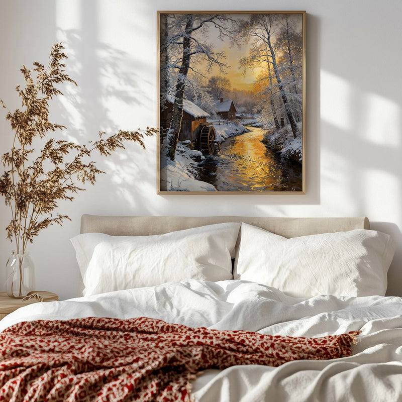 Artwork in Reflective Corner