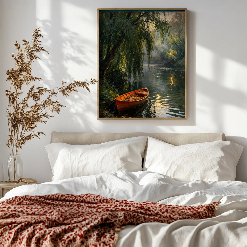 Artwork in Reflective Corner