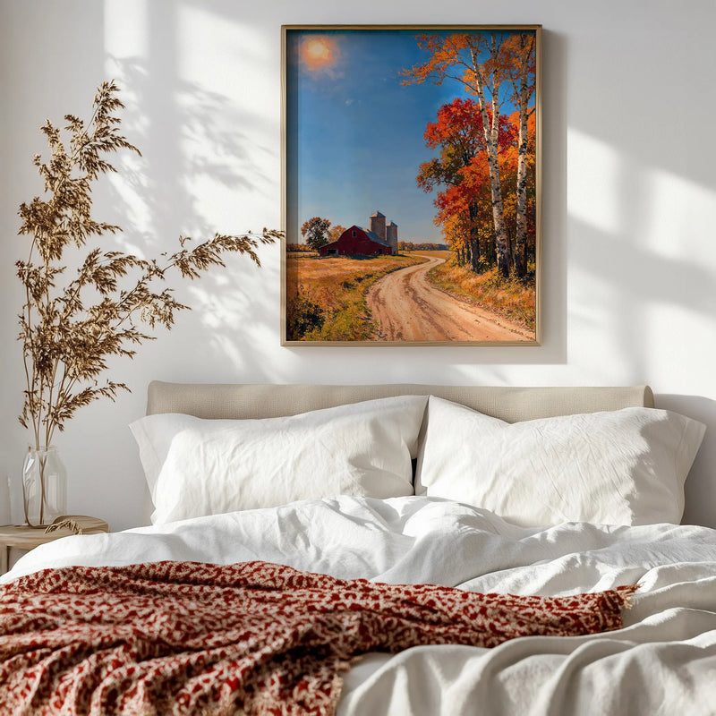 Artwork in Reflective Corner