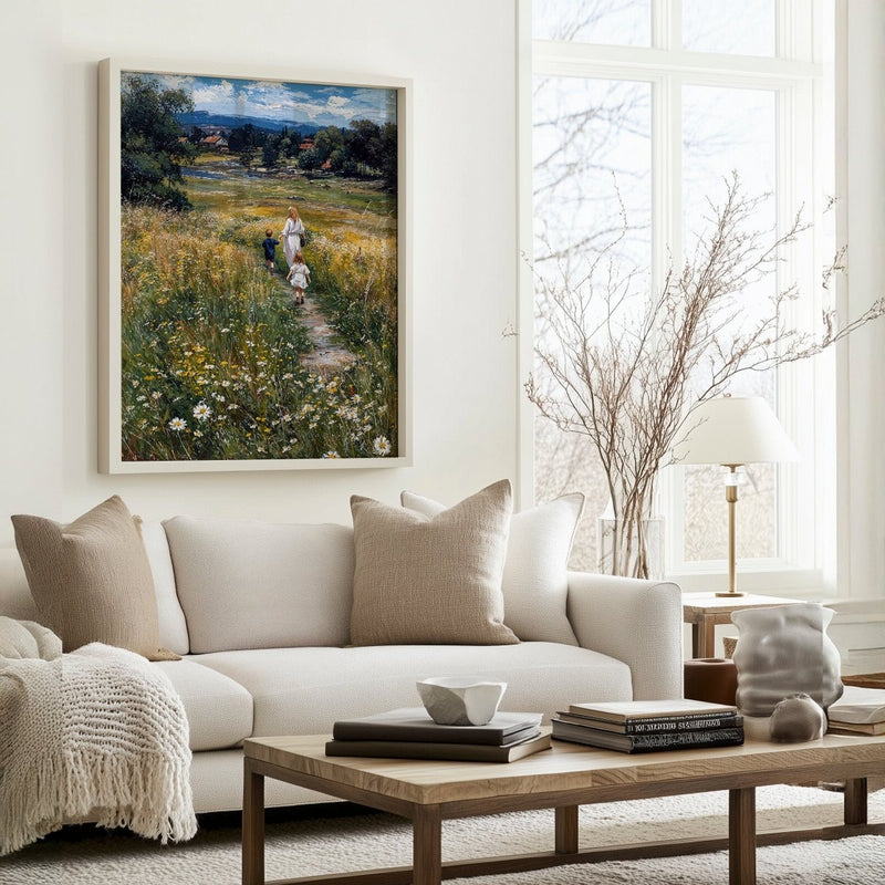 Artwork in Reflective Corner