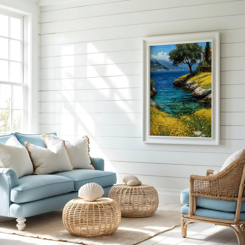 Artwork in Reflective Corner