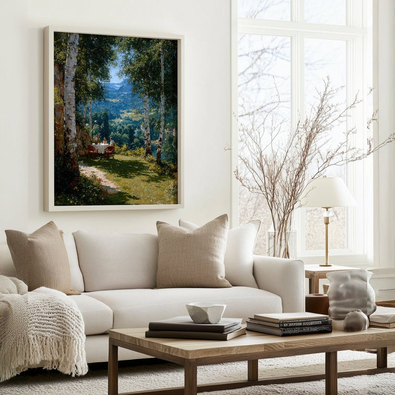 Artwork in Reflective Corner