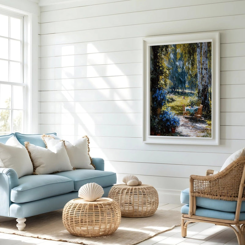 Artwork in Reflective Corner