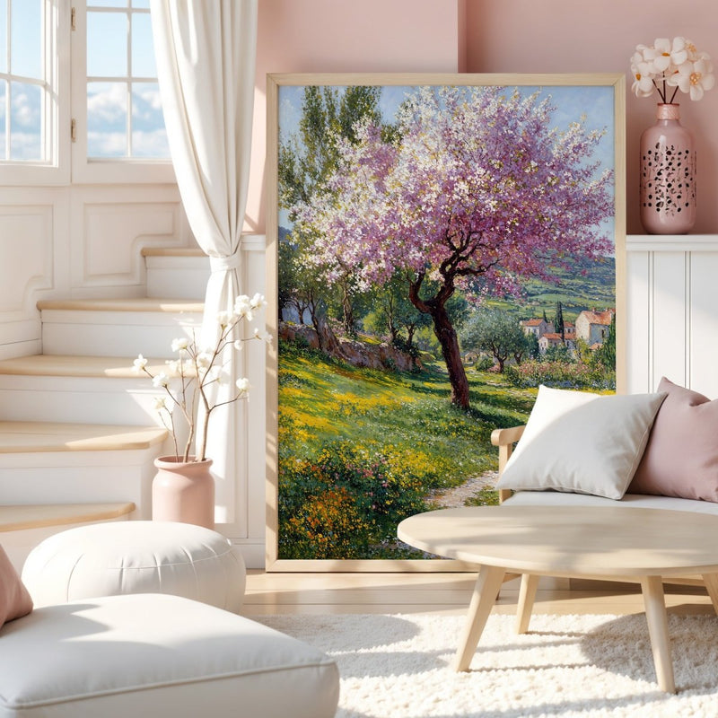 Artwork in Reflective Corner