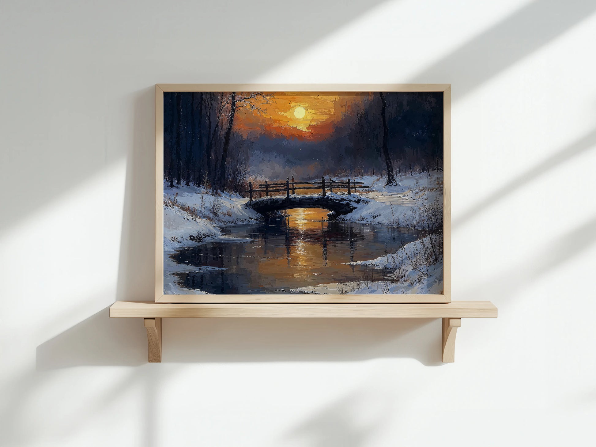 Sunset Bridge - Art Academi - Poster