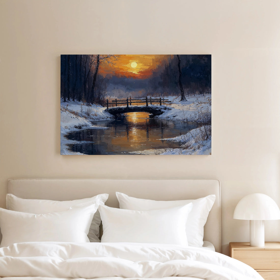 Sunset Bridge - Art Academi - Poster