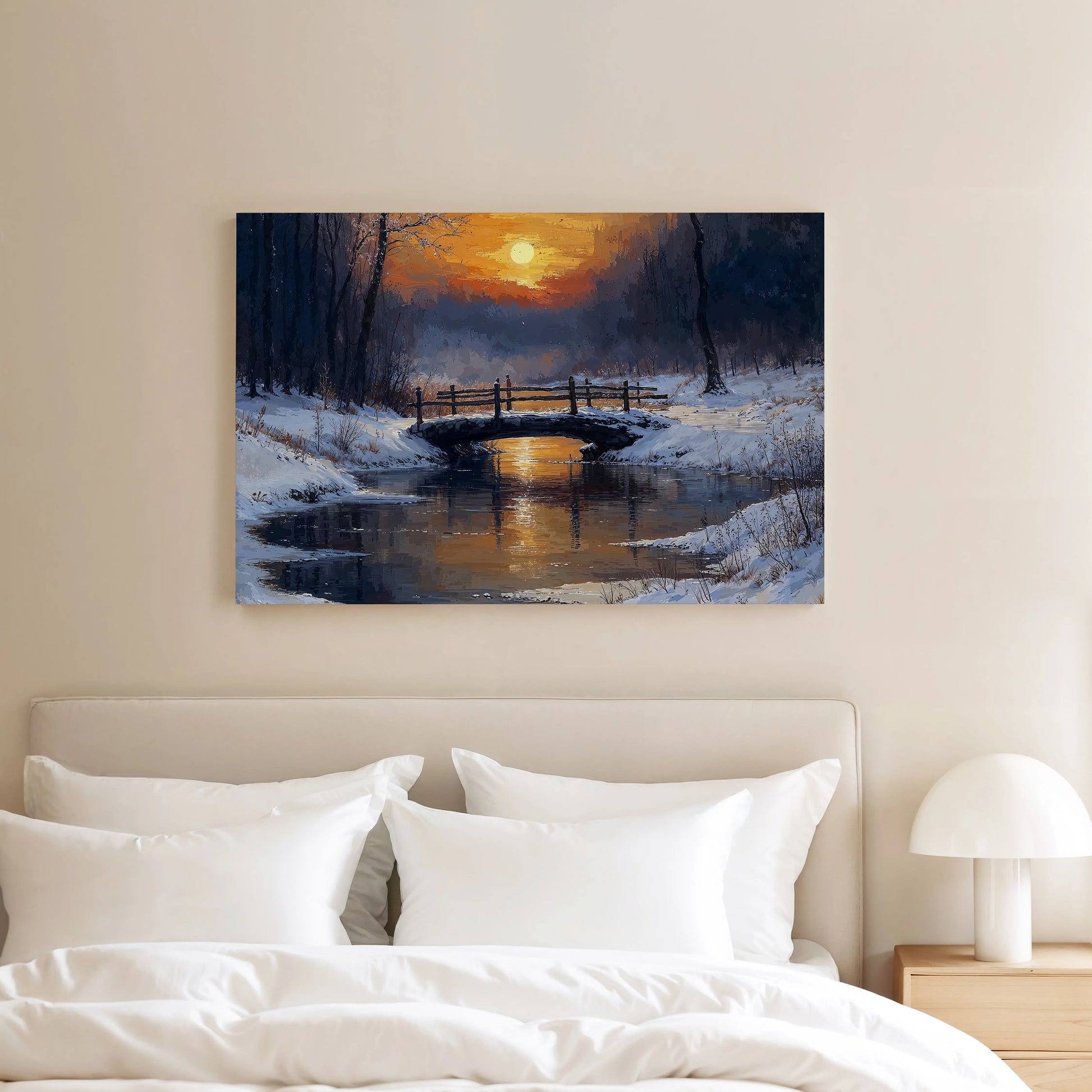 Sunset Bridge - Art Academi - Poster