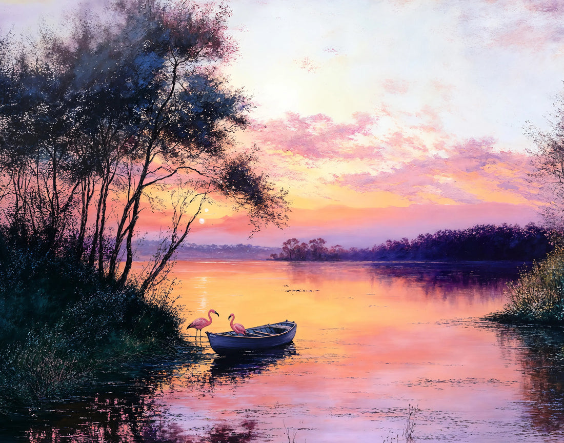 Flamingos ⌐ - Art Academi - Canvas