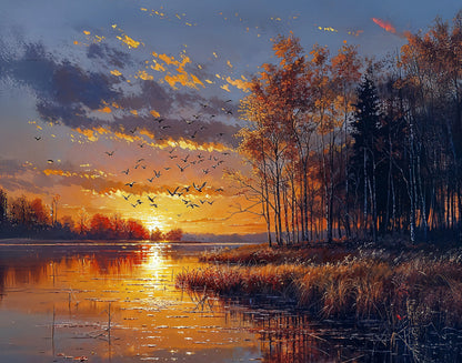 Ember Lake - Art Academi - Canvas