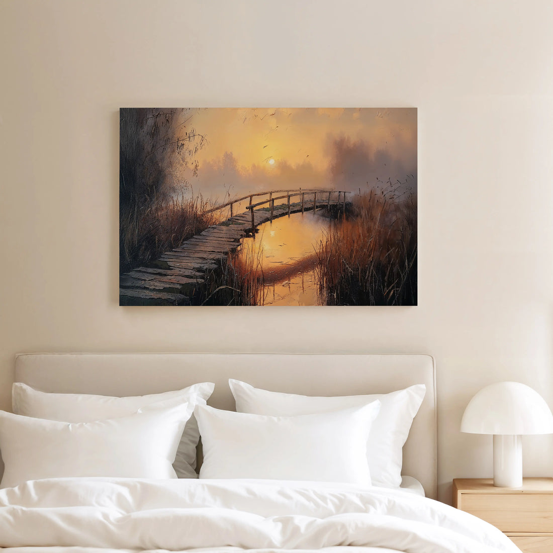 Bridge to Sunset - Art Academi - Canvas