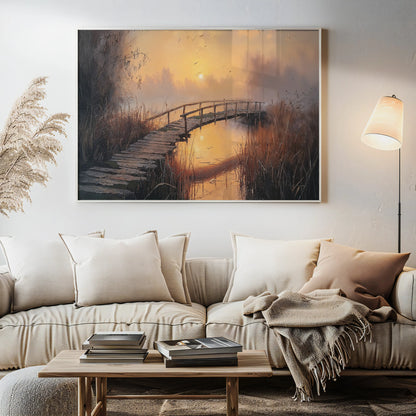 Bridge to Sunset - Art Academi - Canvas