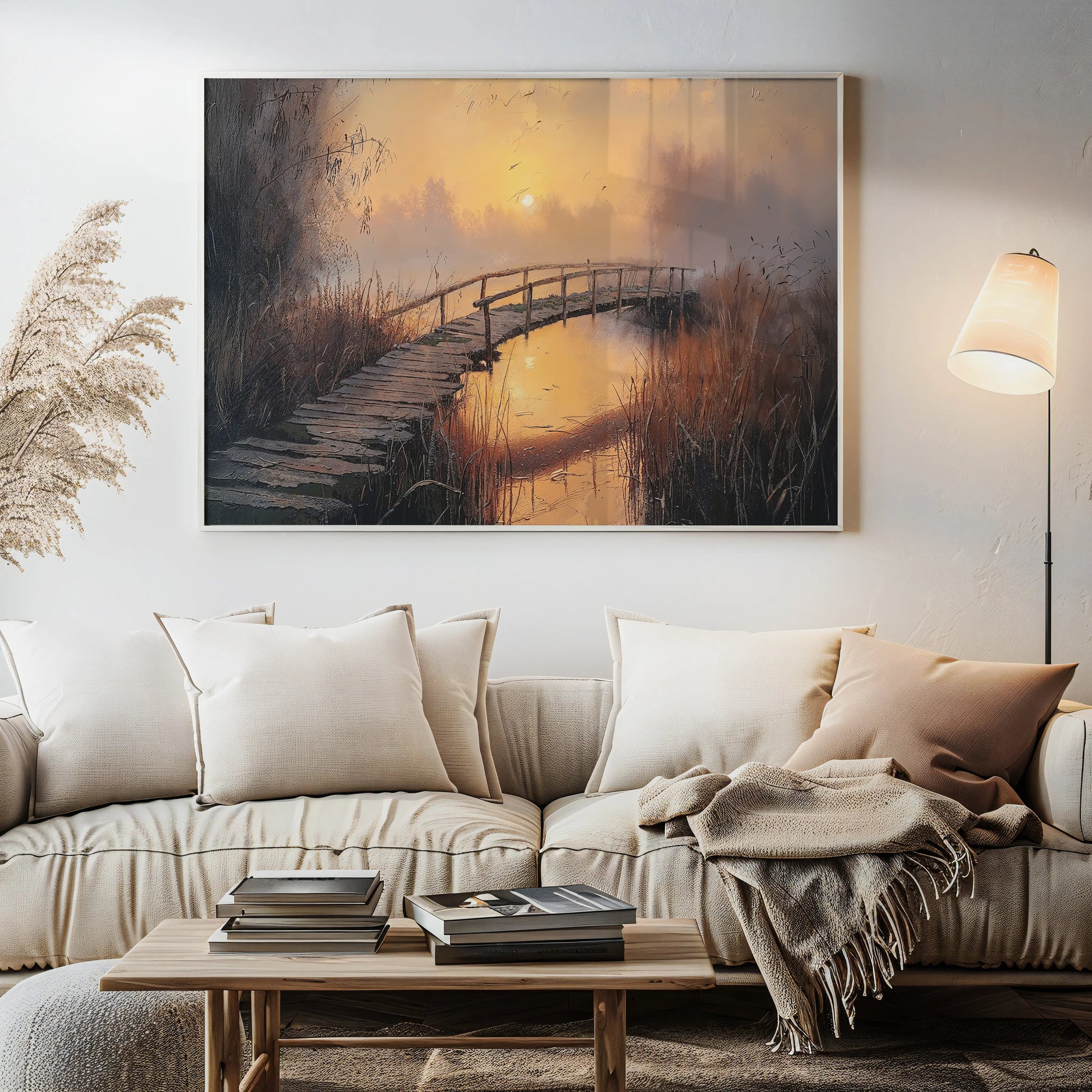 Bridge to Sunset - Art Academi - Poster