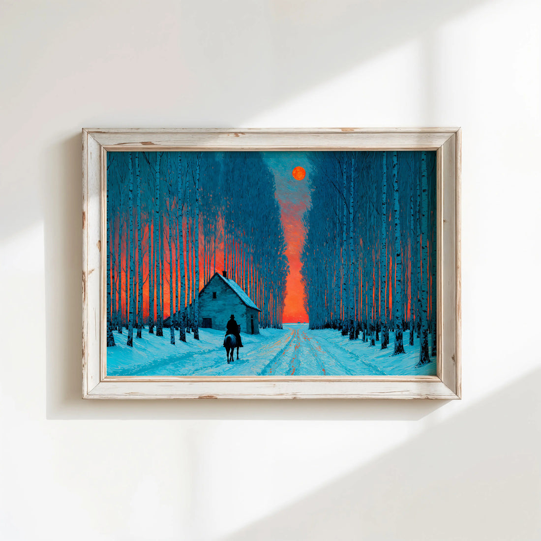 Crimson Moon Landscape