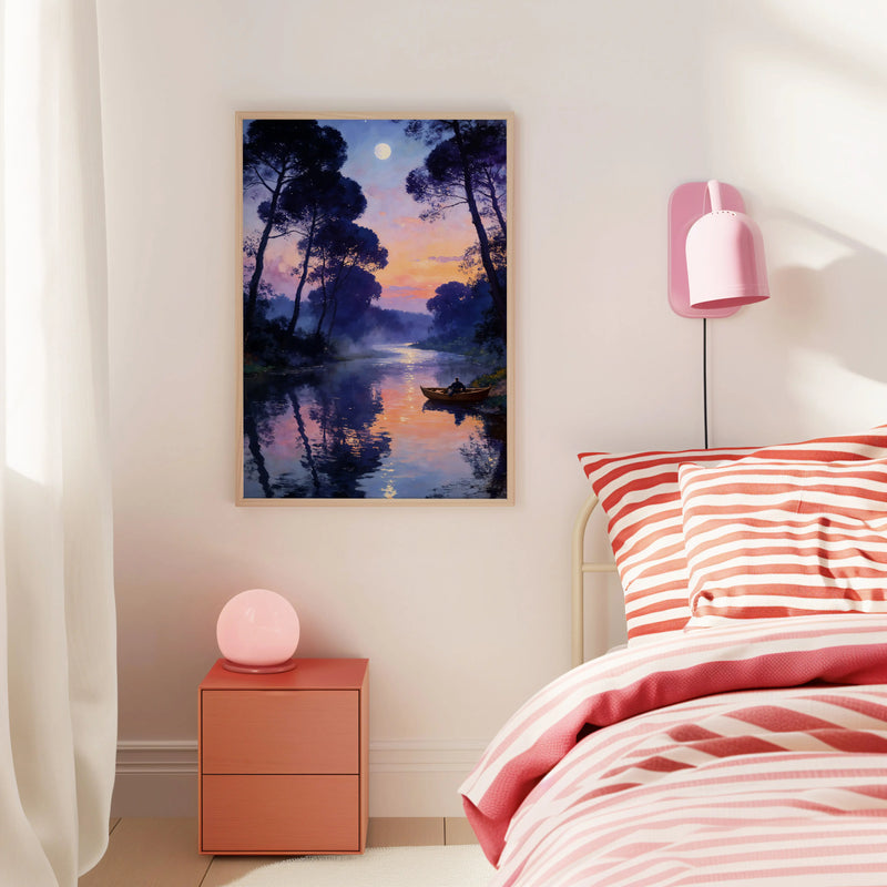 Artwork in Reflective Corner