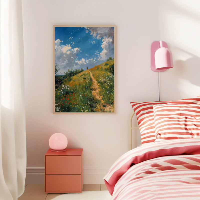 Artwork in Reflective Corner